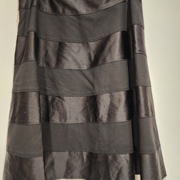 Cache Silk Stripe Skirt Size 2 - Picture 2 of 6